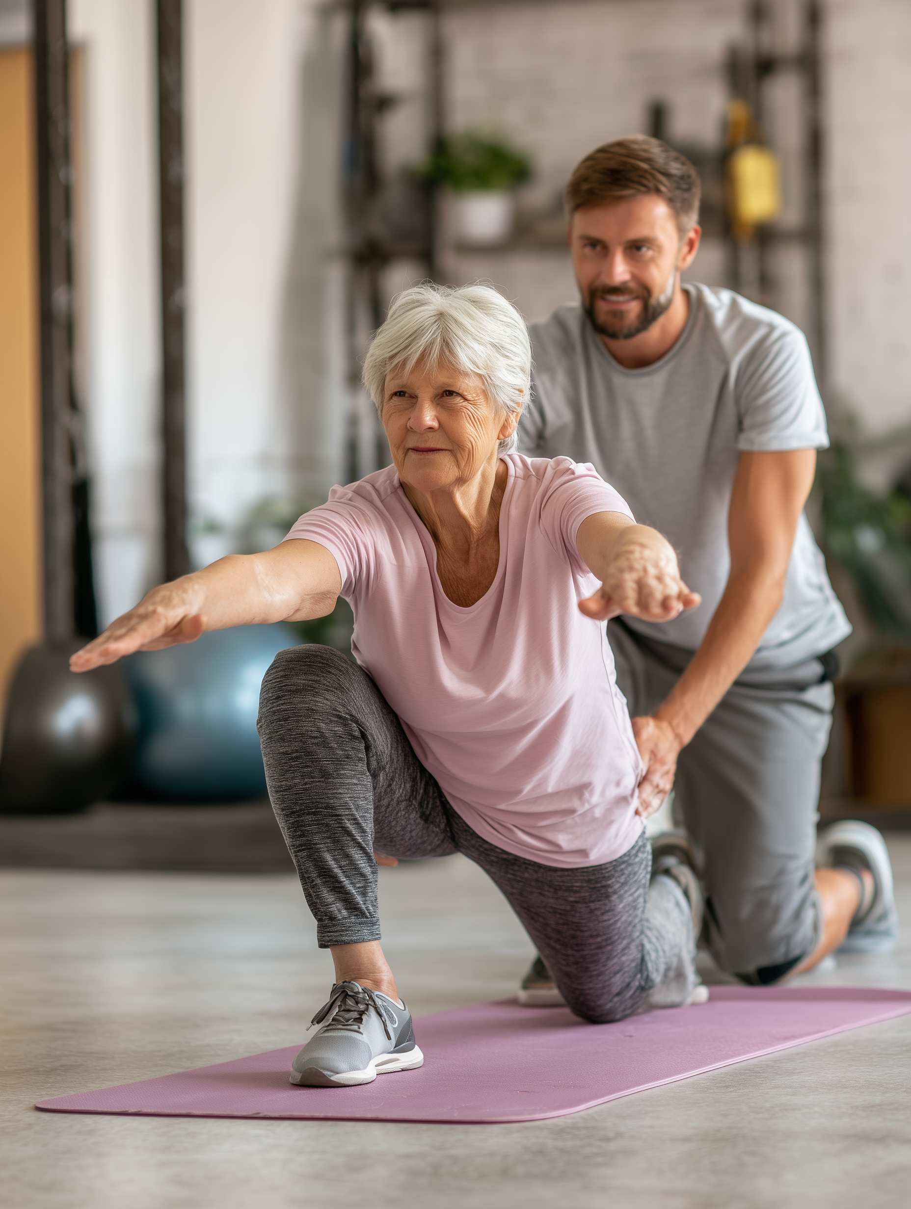 Інструктор допомагає учню